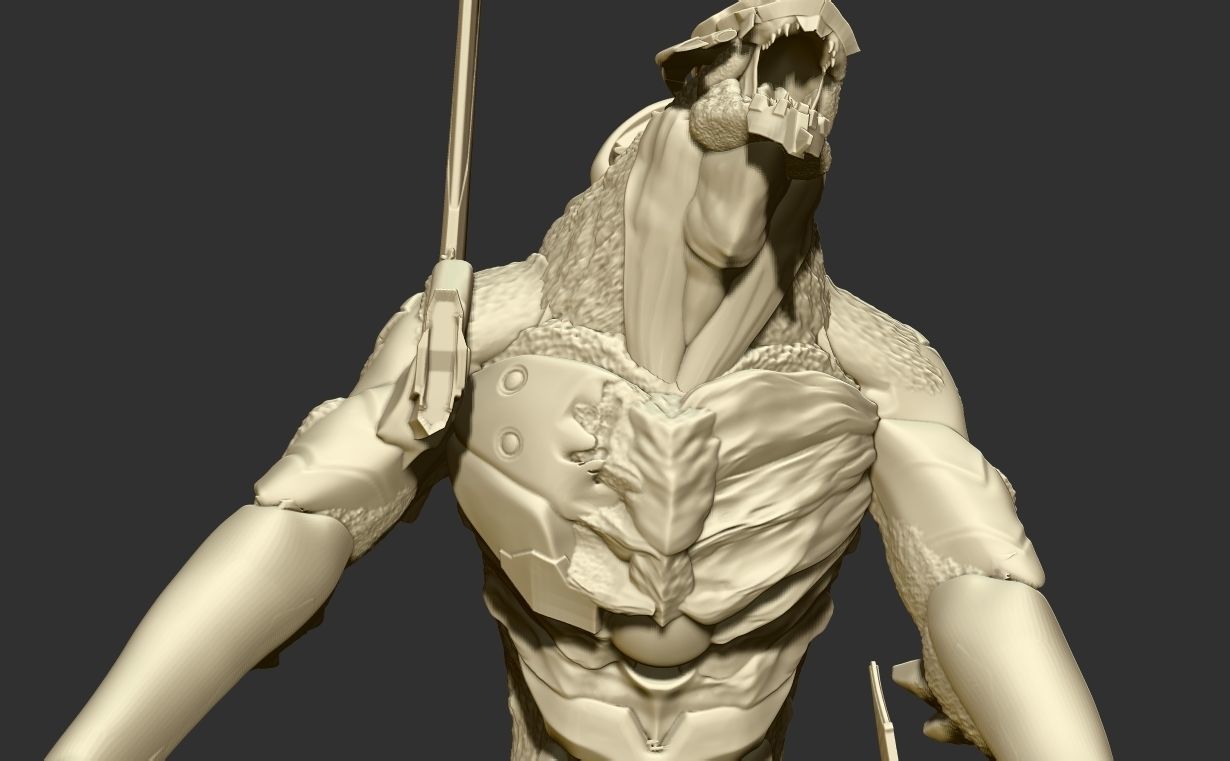 Godzilla x evagelion 3dprint figure 3D print model_16