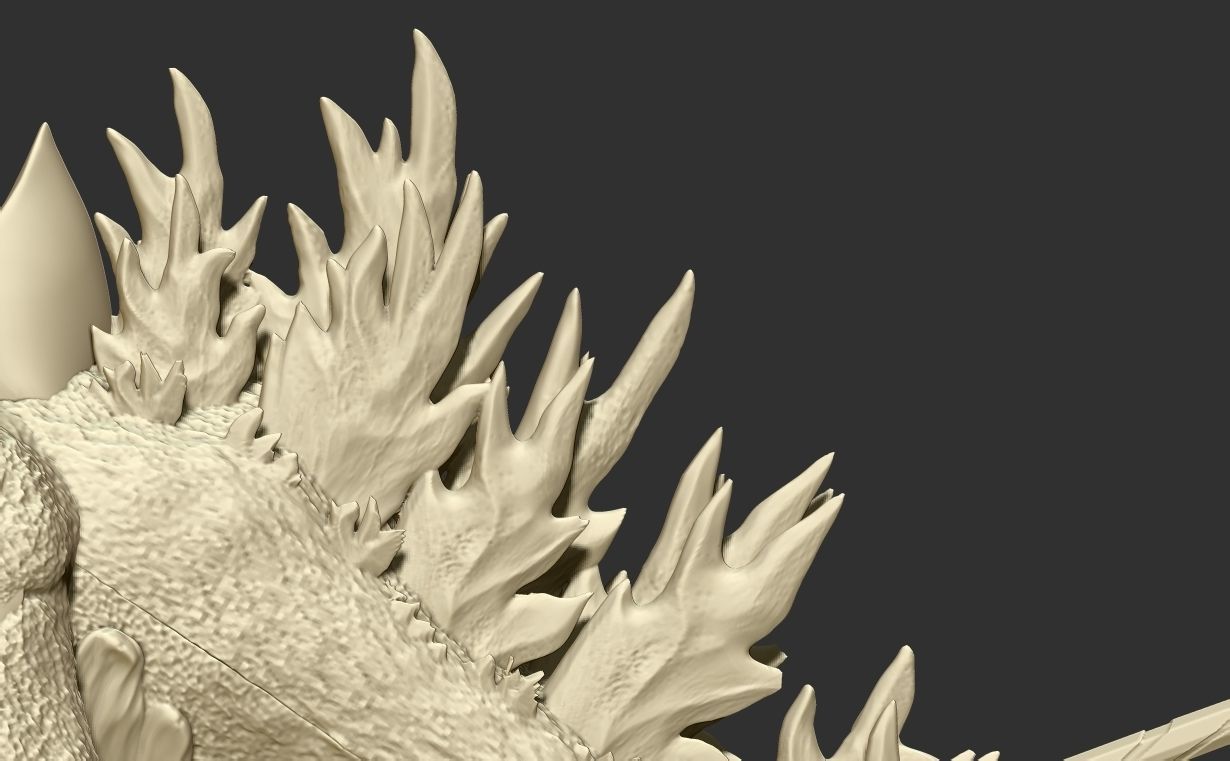 Godzilla x evagelion 3dprint figure 3D print model_13