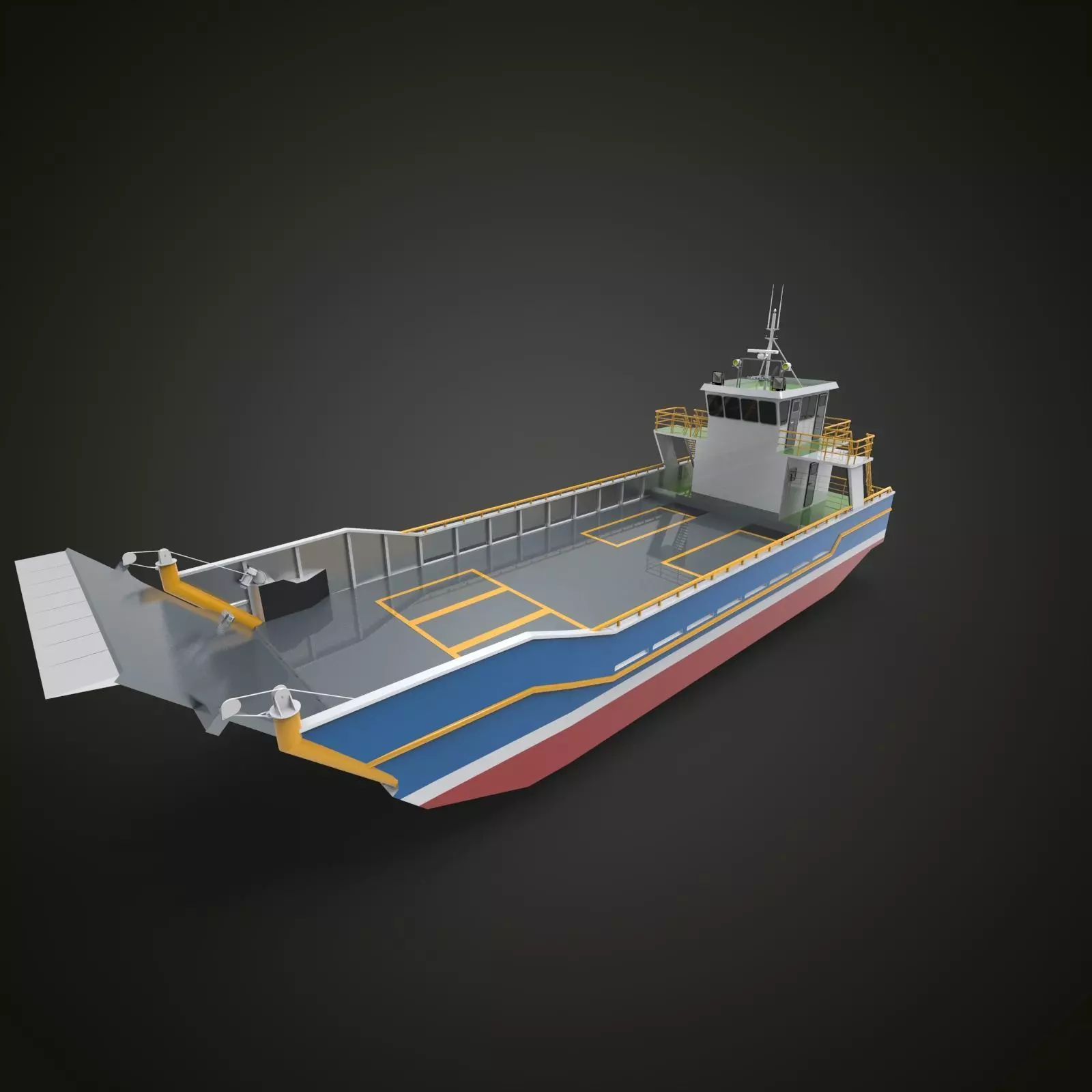 LCT ship 3D model_0