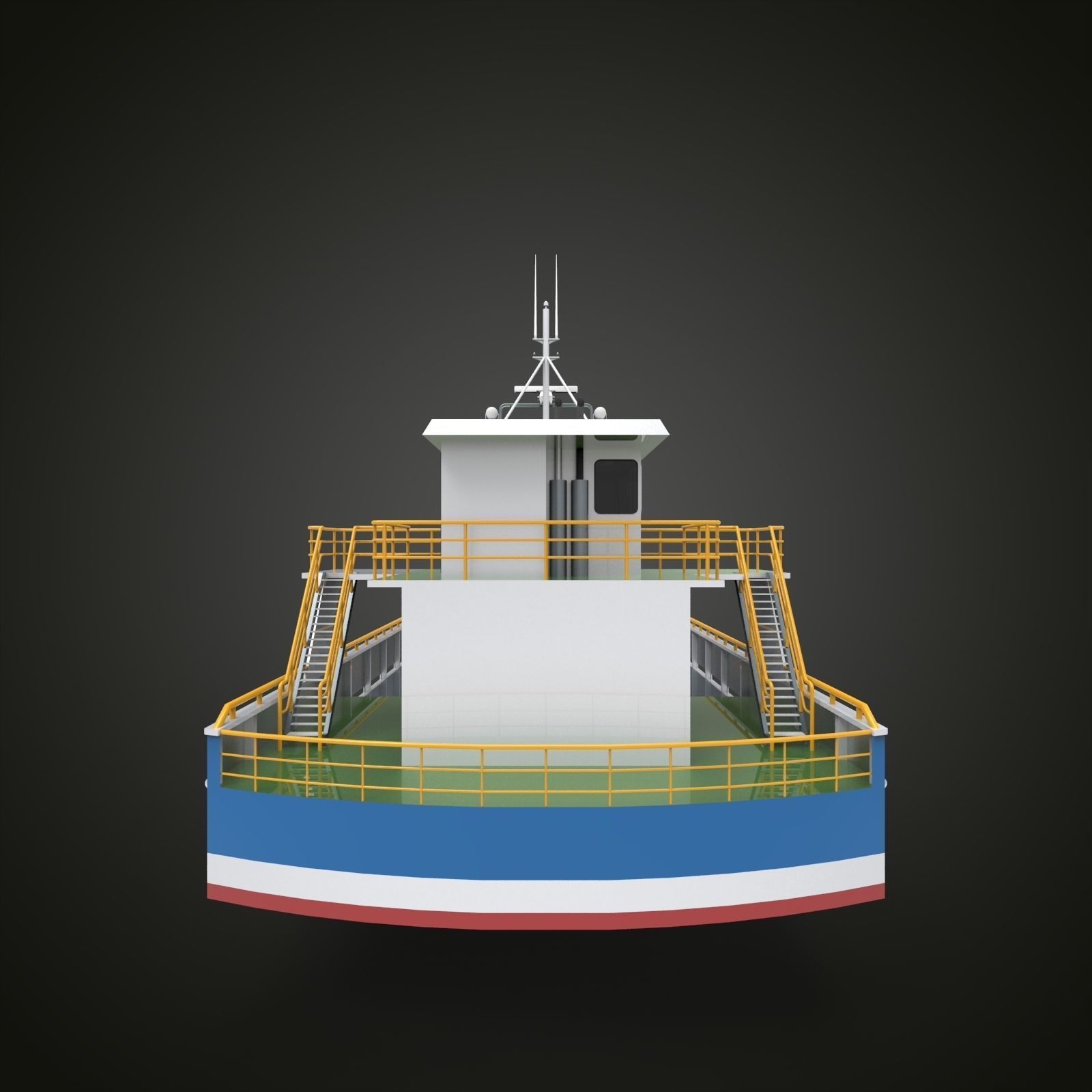 LCT ship 3D model_4