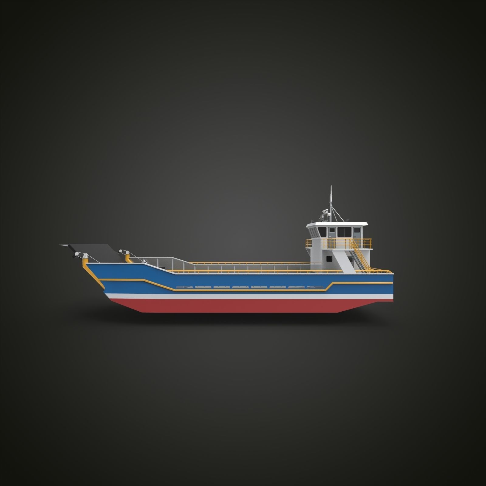 LCT ship 3D model_3