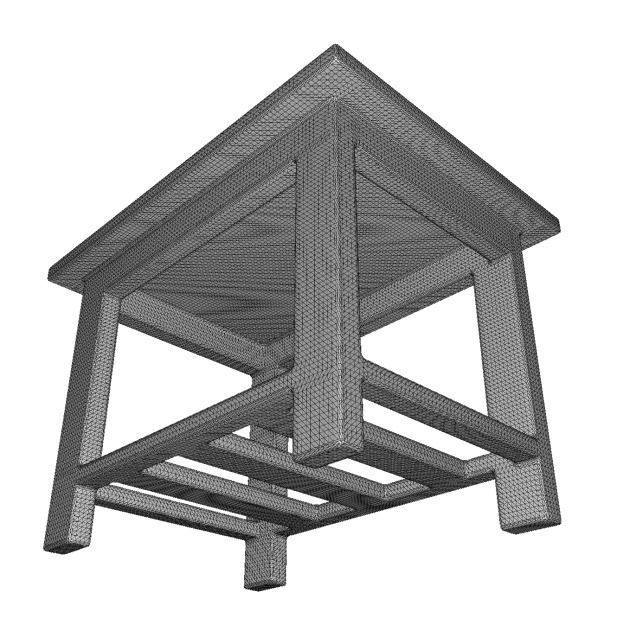 Dazzling Decorative Table 3D model_3