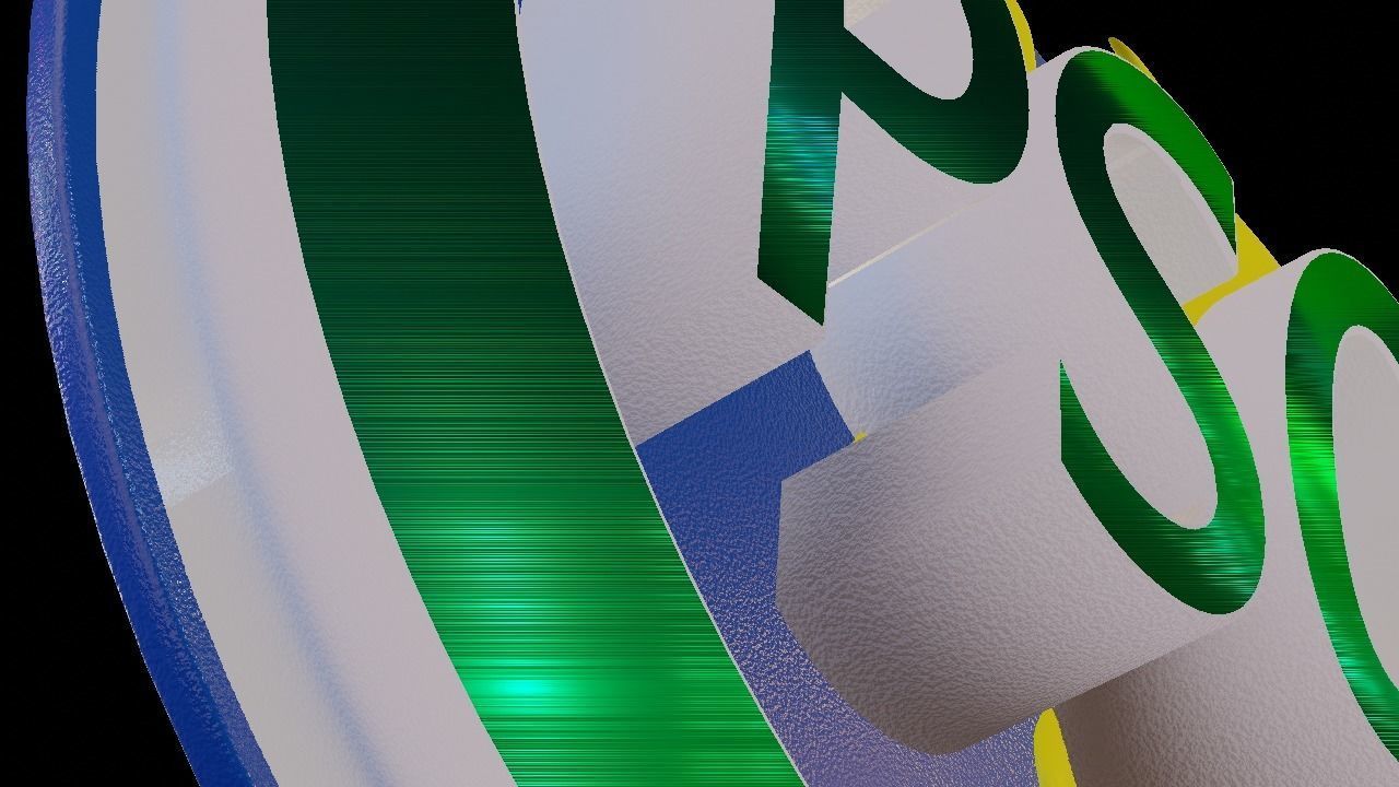 PSO Logo Low-poly 3D model_2