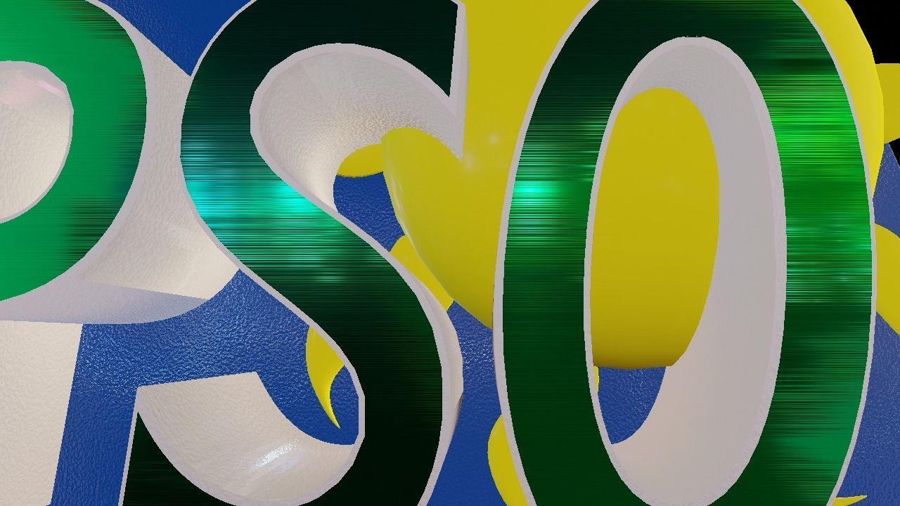 PSO Logo Low-poly 3D model_1