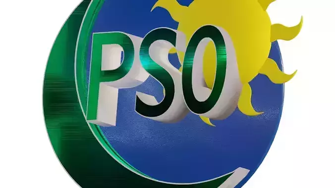 PSO Logo Low-poly 3D model