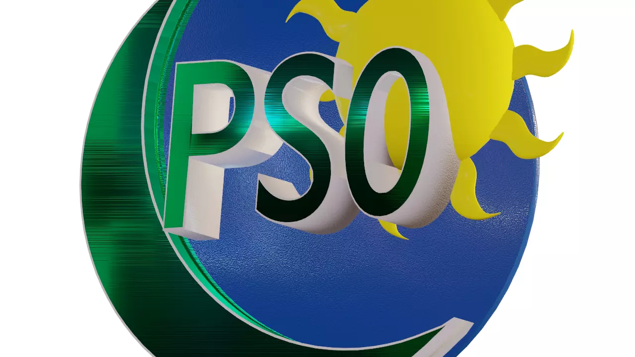 PSO Logo Low-poly 3D model_0