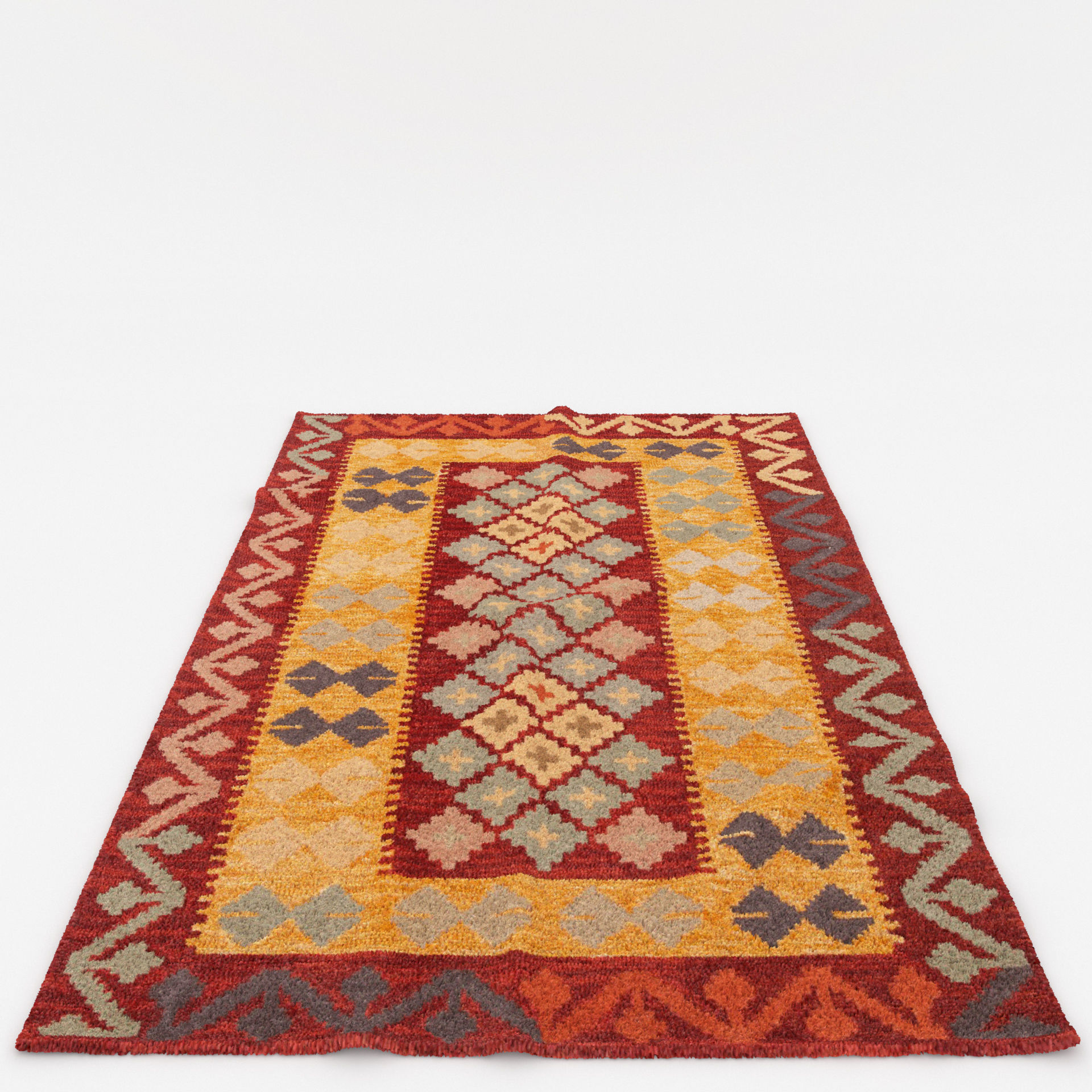 Rugs No 342 Low-poly 3D model_10