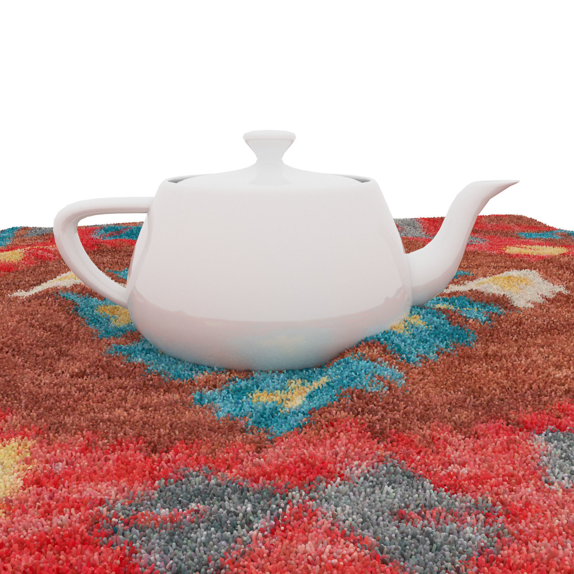Rugs No 342 Low-poly 3D model_8
