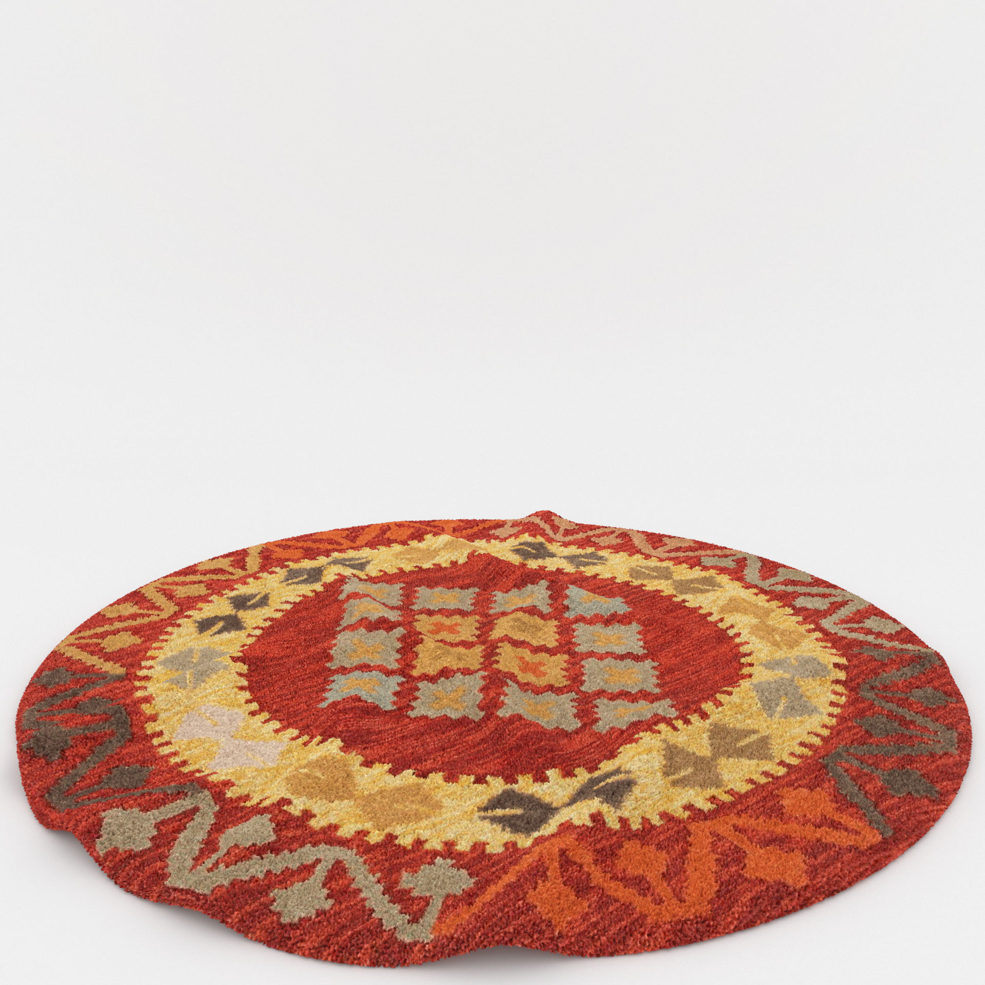 Rugs No 342 Low-poly 3D model_7
