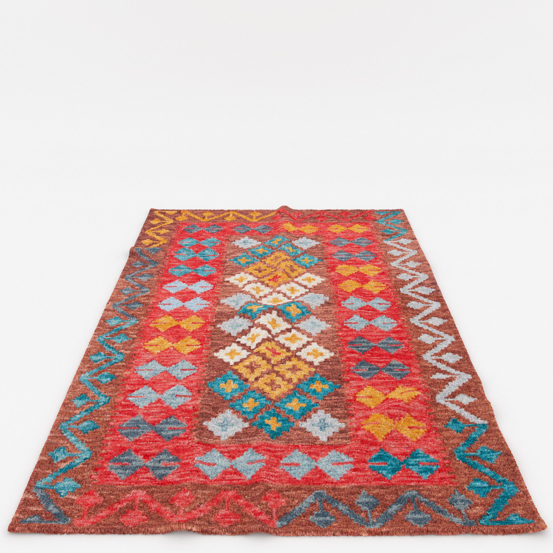 Rugs No 342 Low-poly 3D model_9