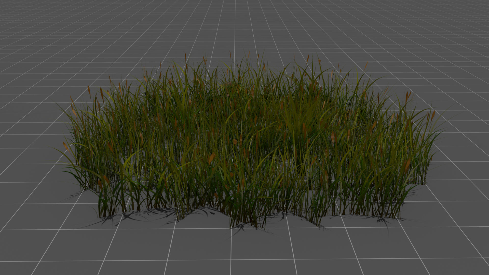 Realistic Grass - High Quality Low-Poly Models Low-poly 3D model_3