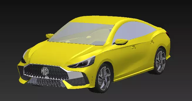 MG5 body 3D model 3D print model_0