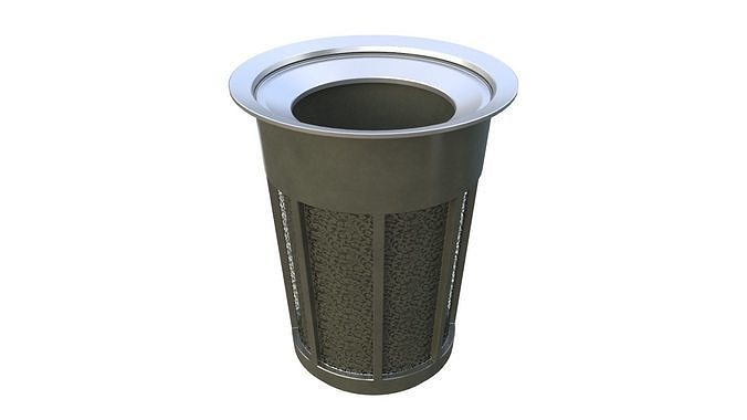 NYC Trash Bin V03 3D model