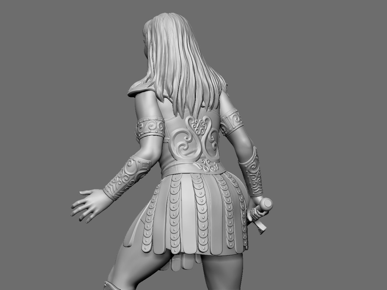 Xena and Gabrielle 3D print model_15