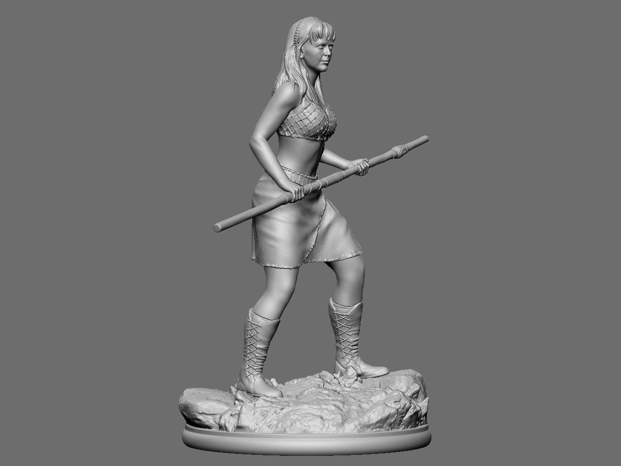 Xena and Gabrielle 3D print model_22