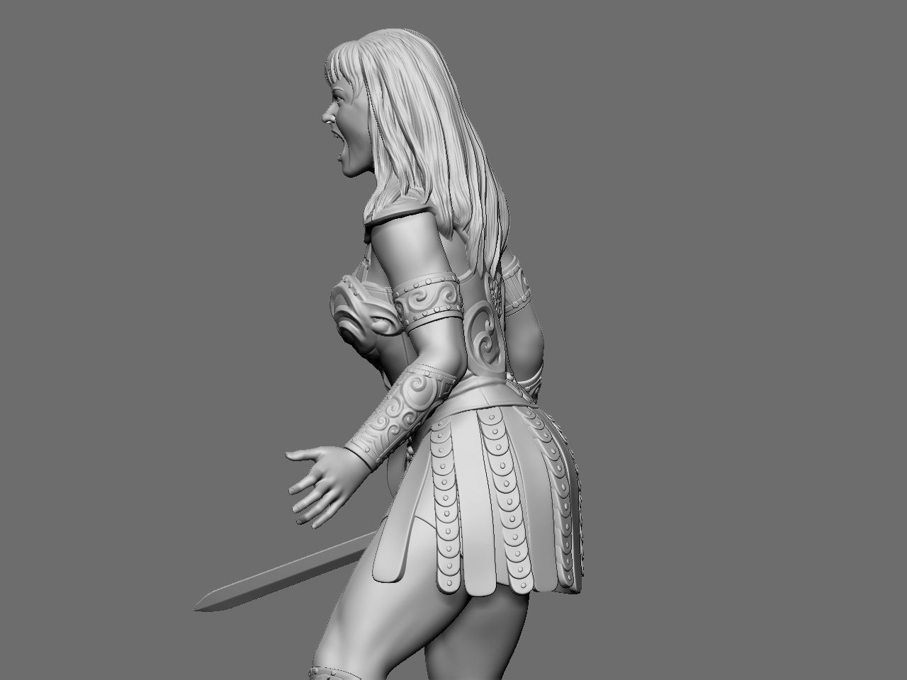 Xena and Gabrielle 3D print model_16