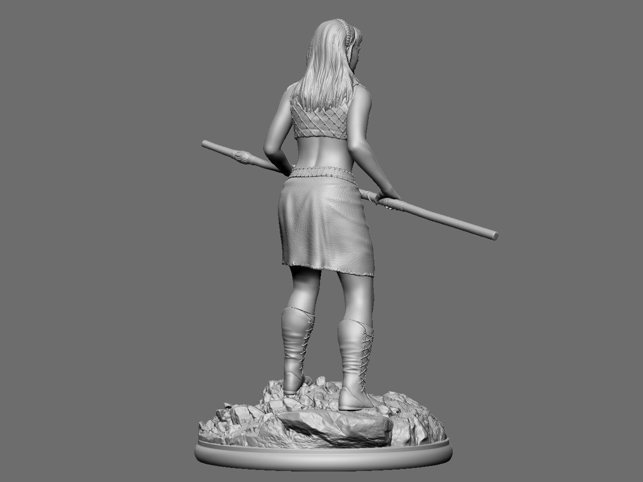 Xena and Gabrielle 3D print model_24