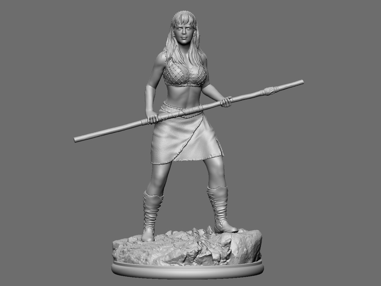 Xena and Gabrielle 3D print model_21