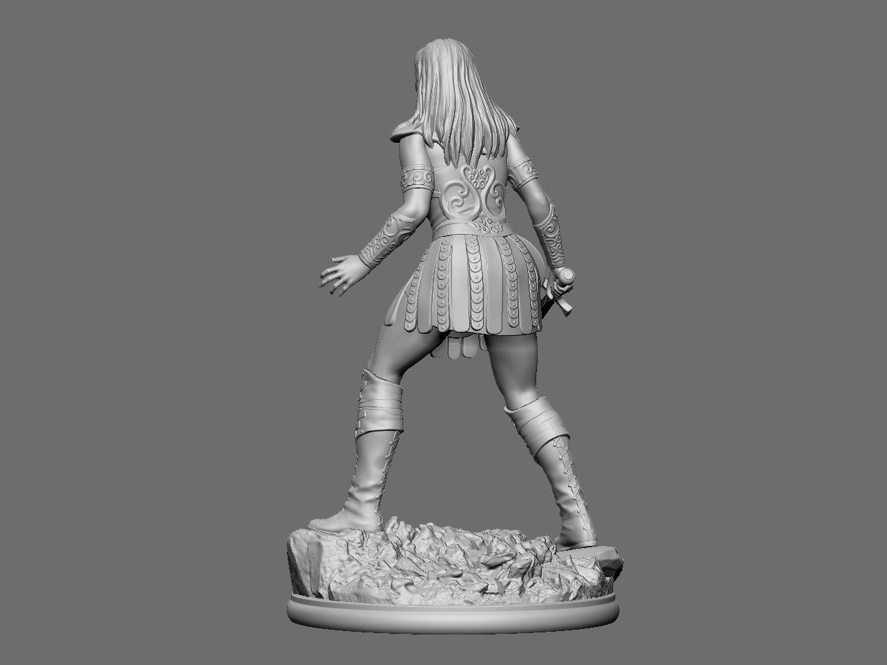 Xena and Gabrielle 3D print model_7