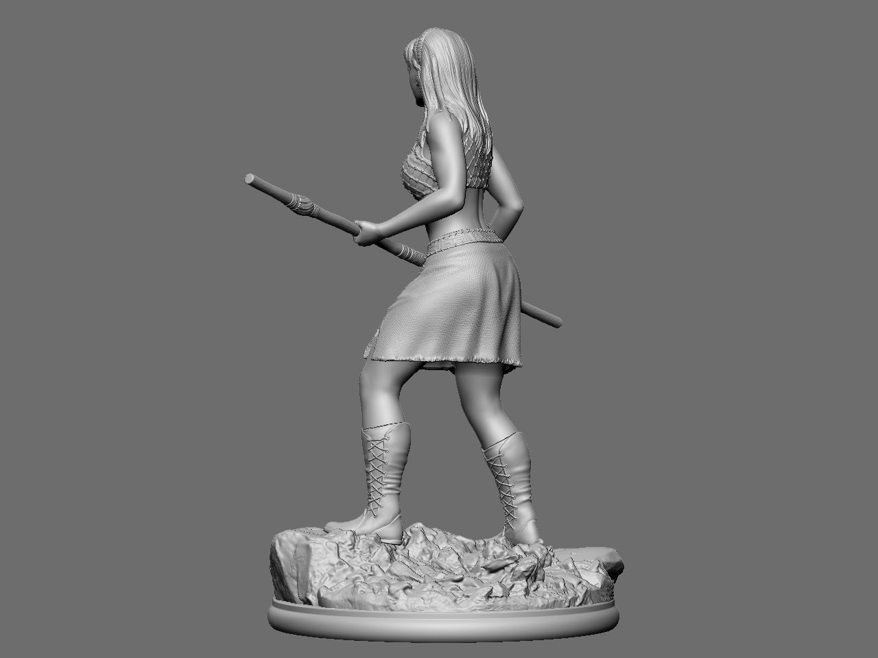 Xena and Gabrielle 3D print model_26