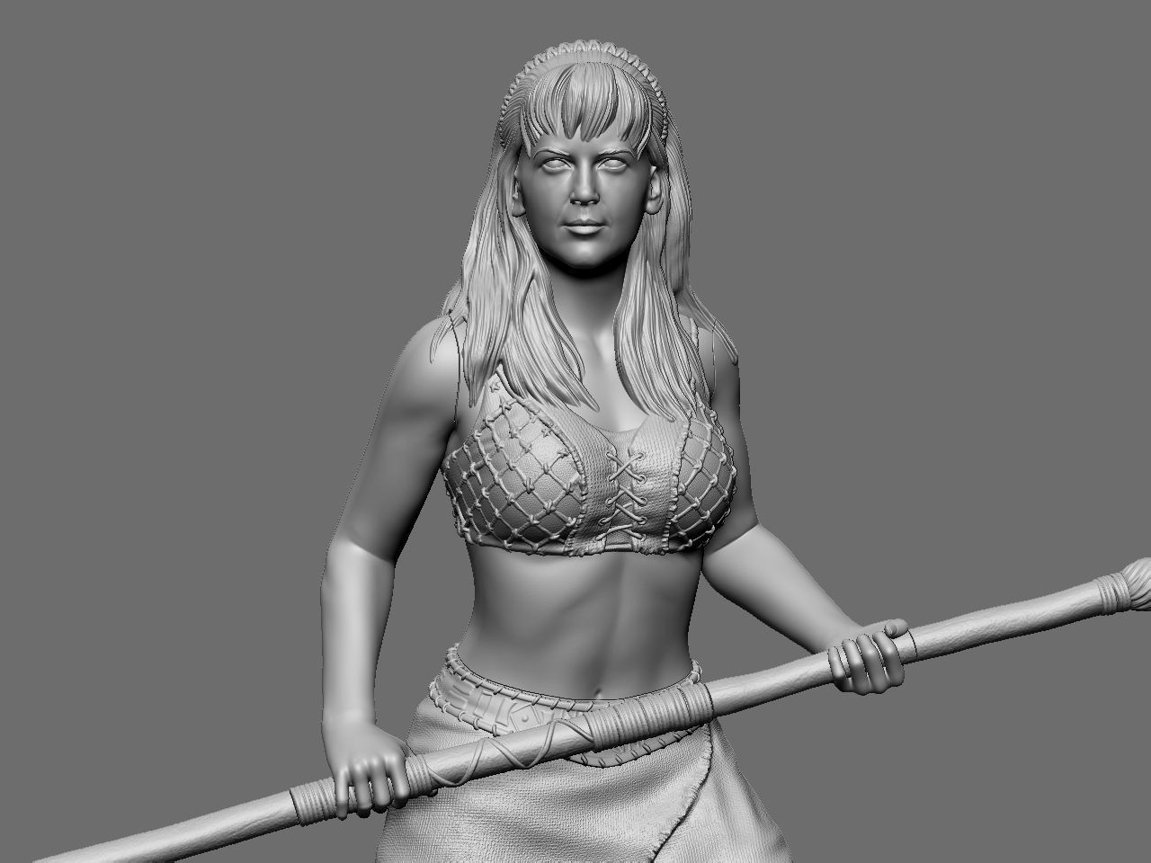 Xena and Gabrielle 3D print model_29