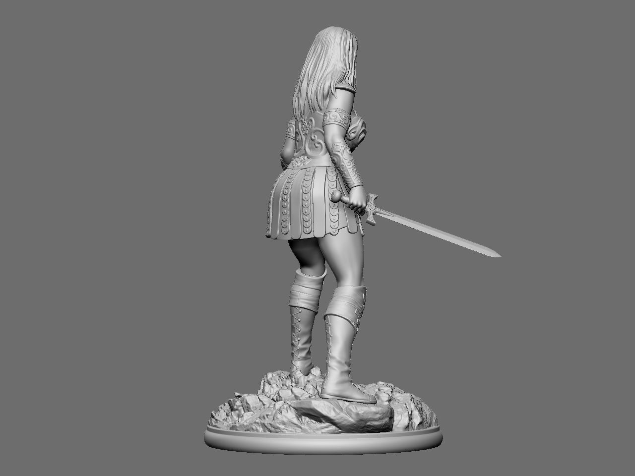 Xena and Gabrielle 3D print model_5