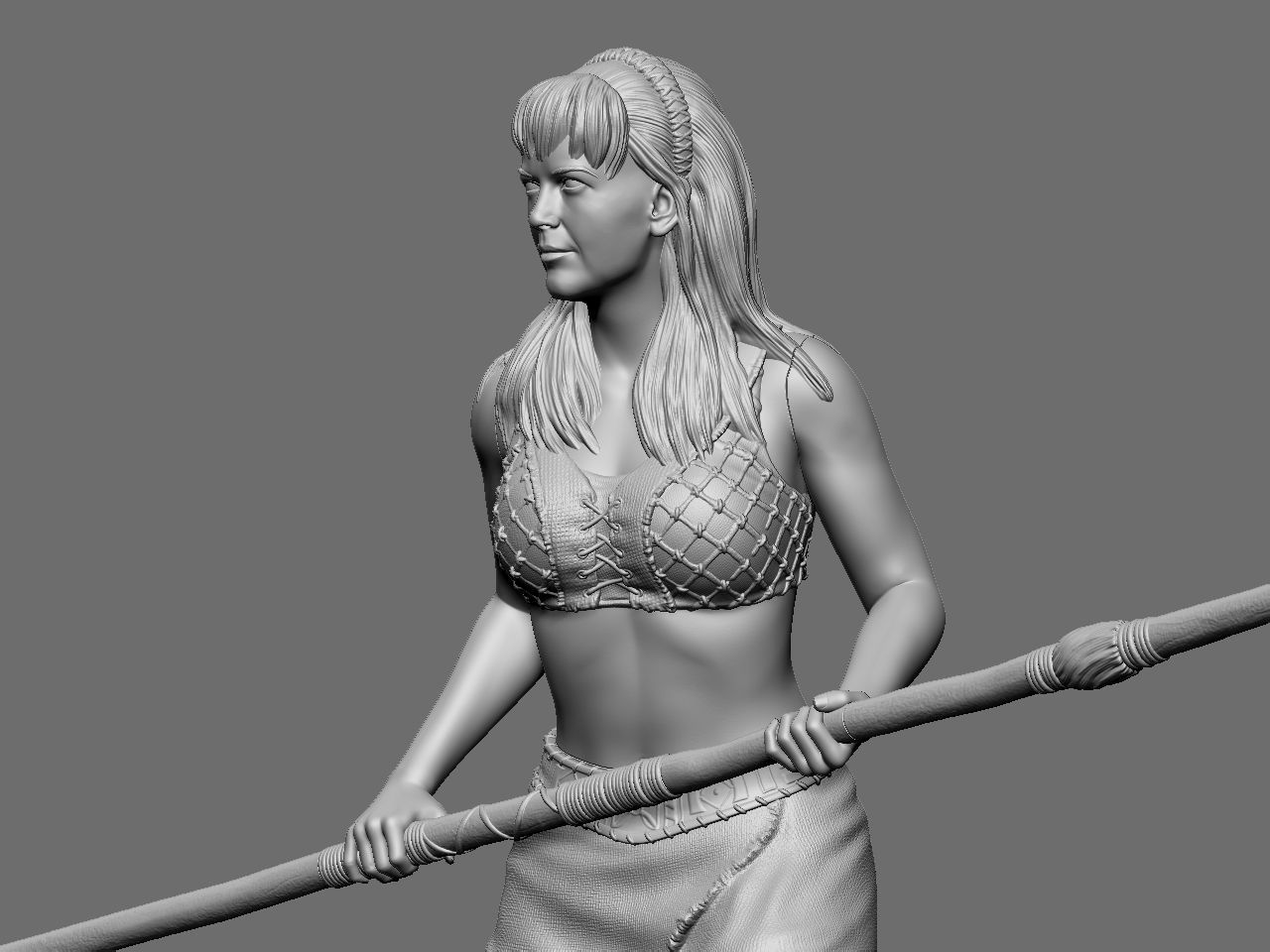 Xena and Gabrielle 3D print model_36