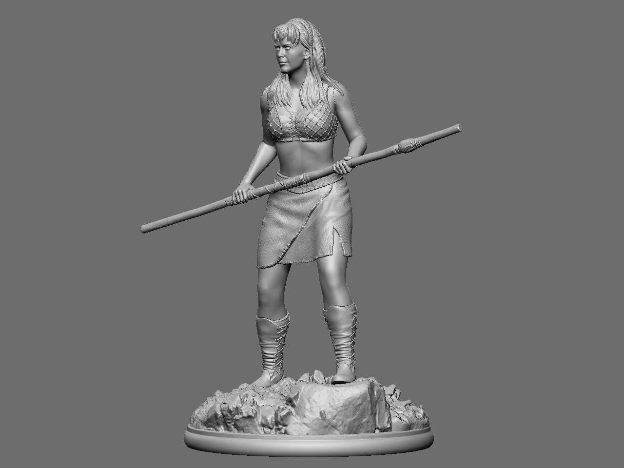 Xena and Gabrielle 3D print model_28