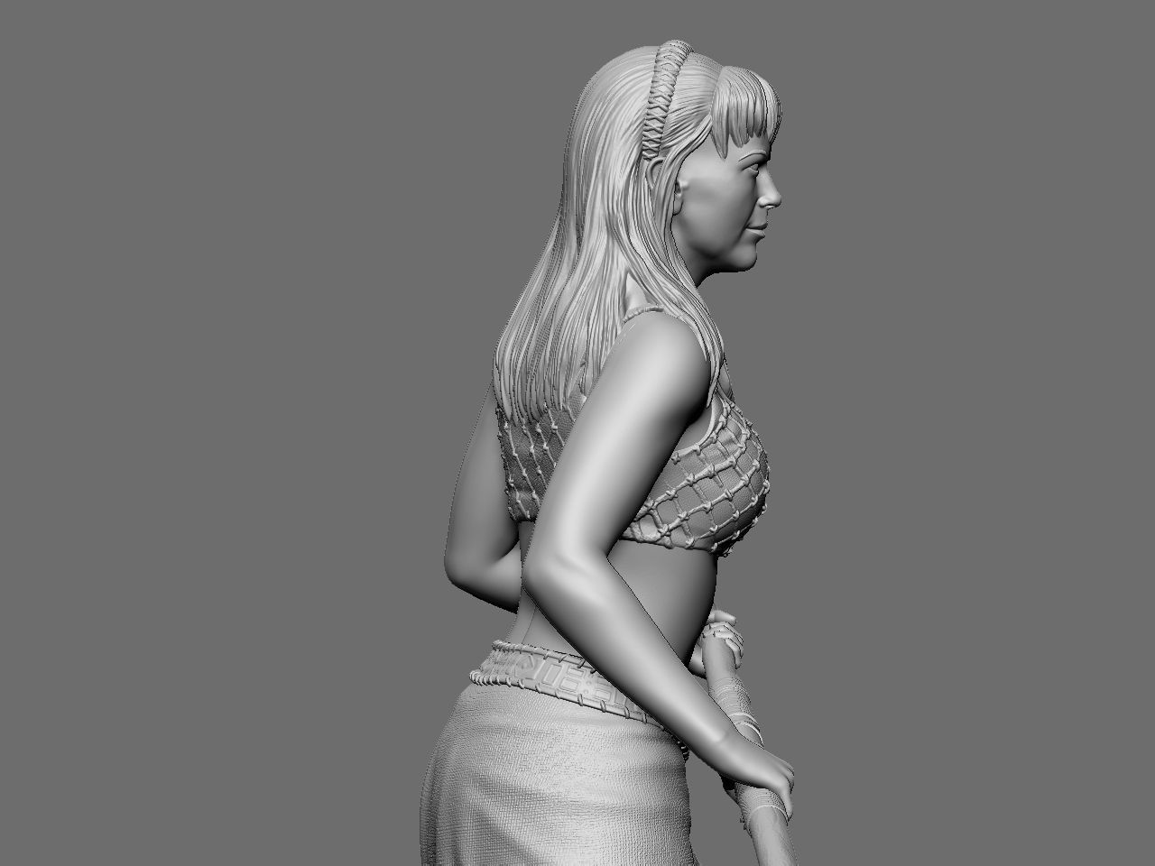 Xena and Gabrielle 3D print model_31