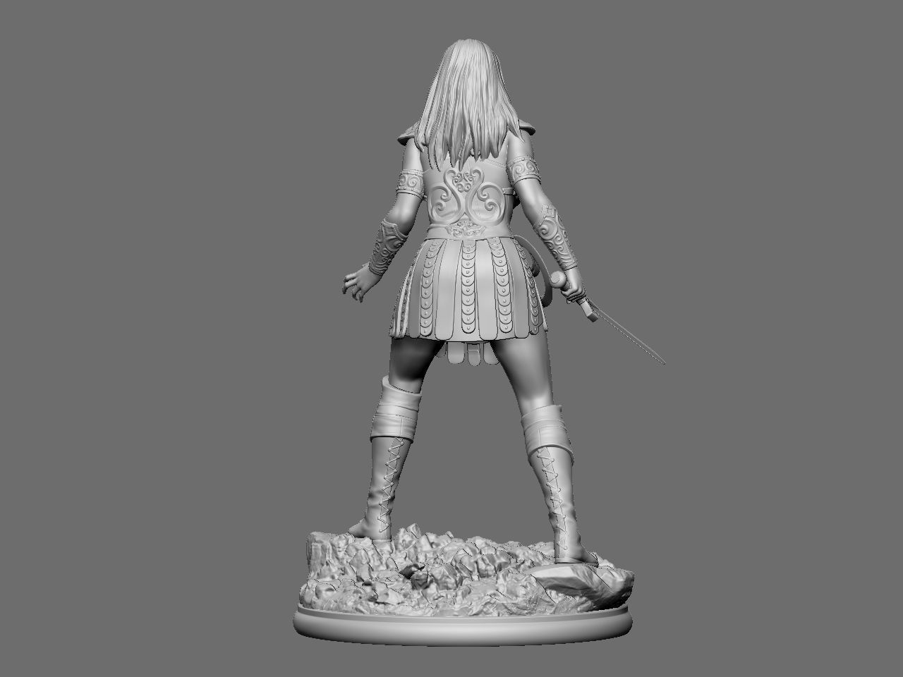 Xena and Gabrielle 3D print model_6