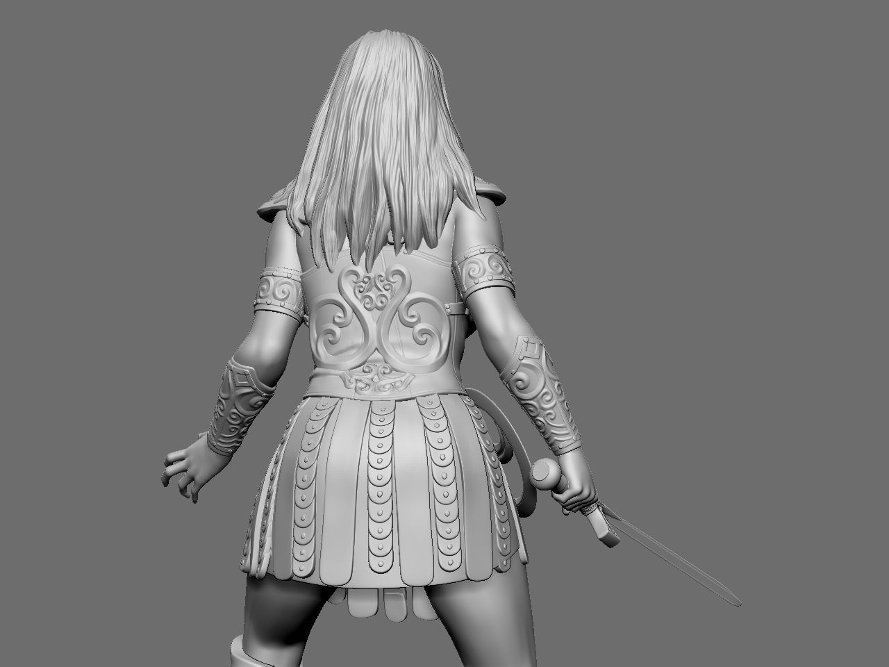 Xena and Gabrielle 3D print model_14