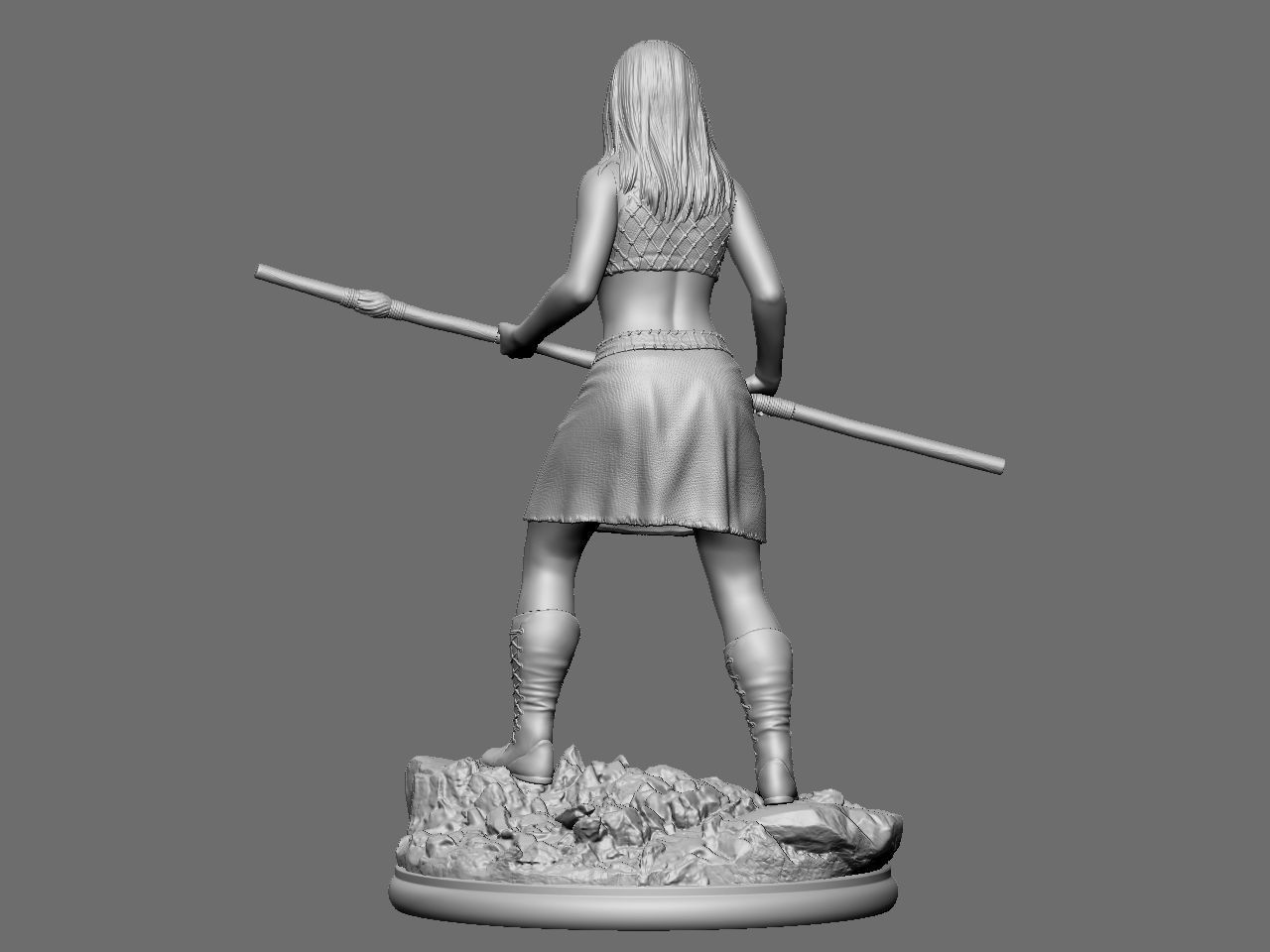 Xena and Gabrielle 3D print model_25