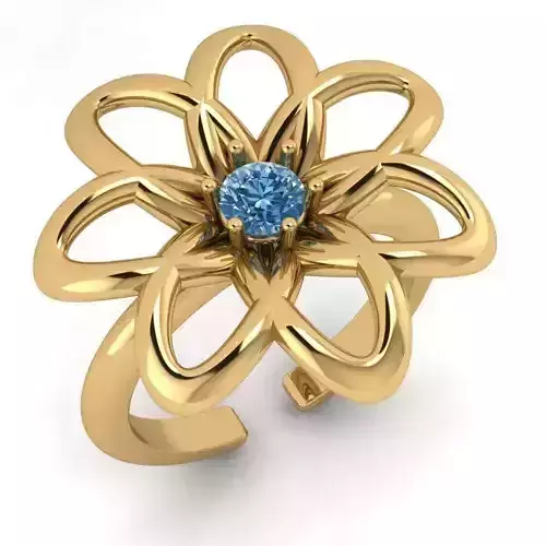 3d-model flower ring 