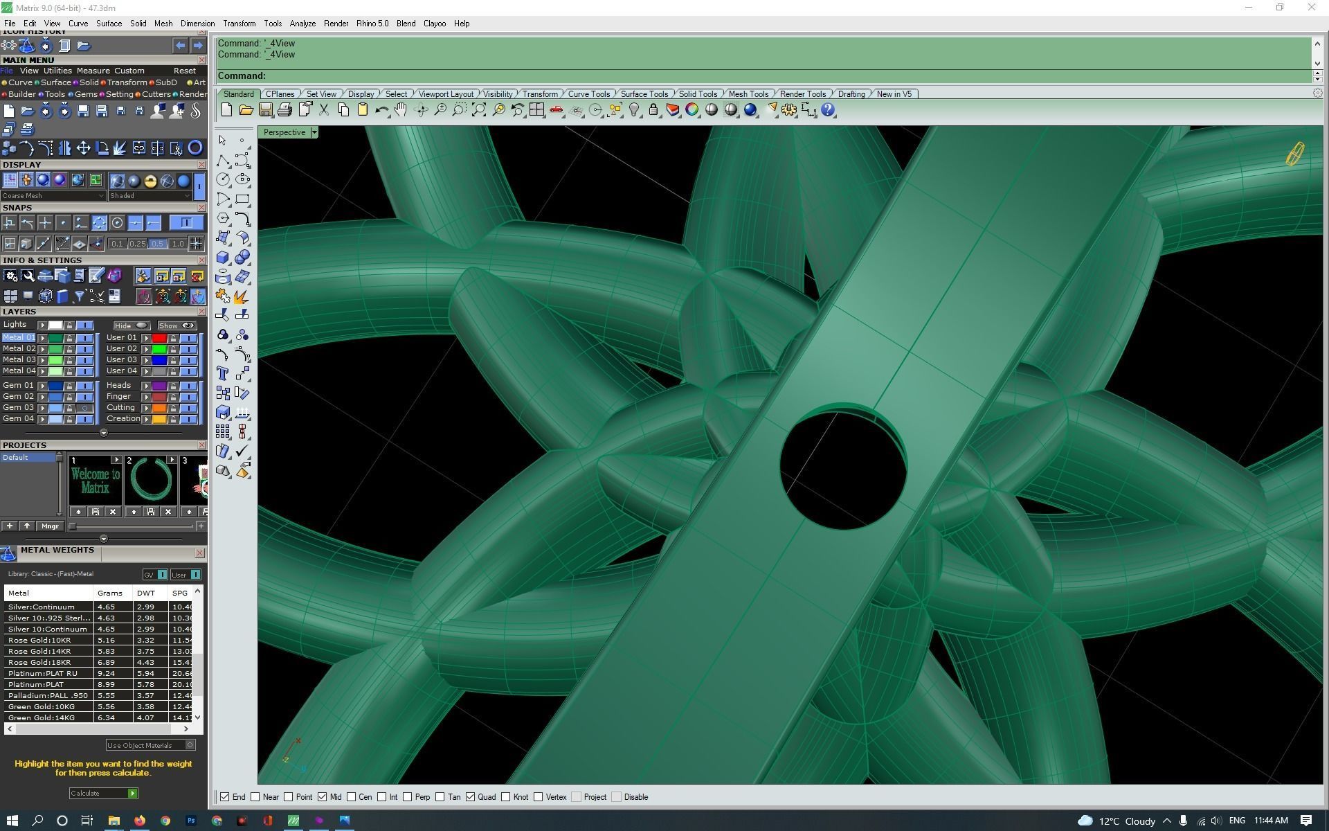 3d-model flower ring 3D print model_17