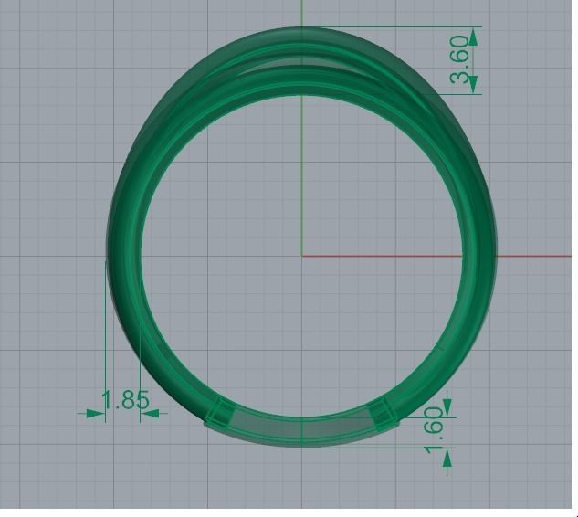 jewelry ring 3D print model_6