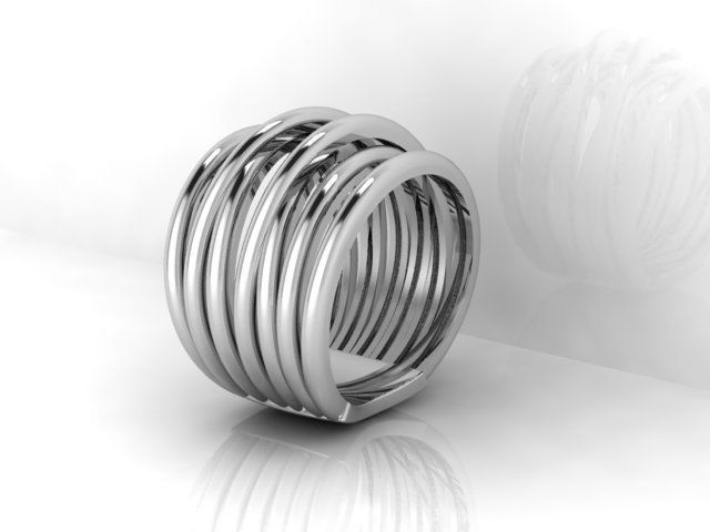 jewelry ring 3D print model_3