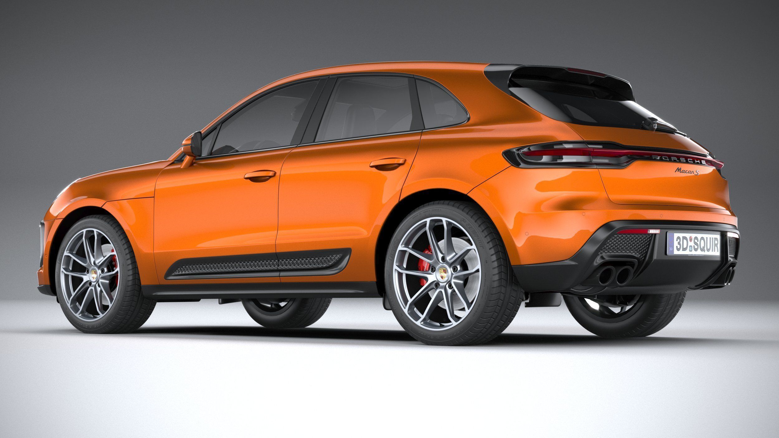 Porsche Macan S 2022 3D model_5