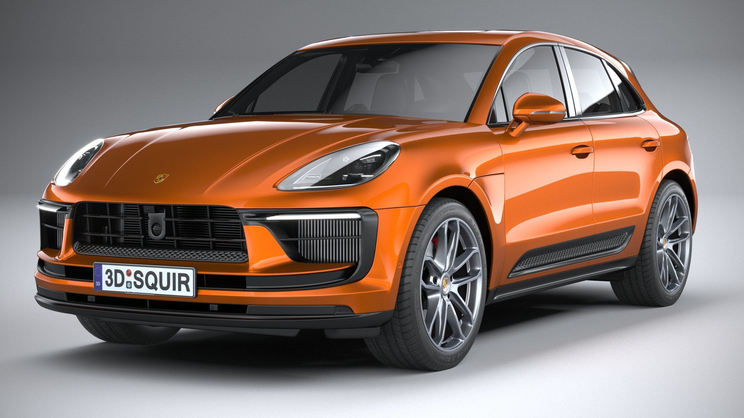 Porsche Macan S 2022 3D model_2
