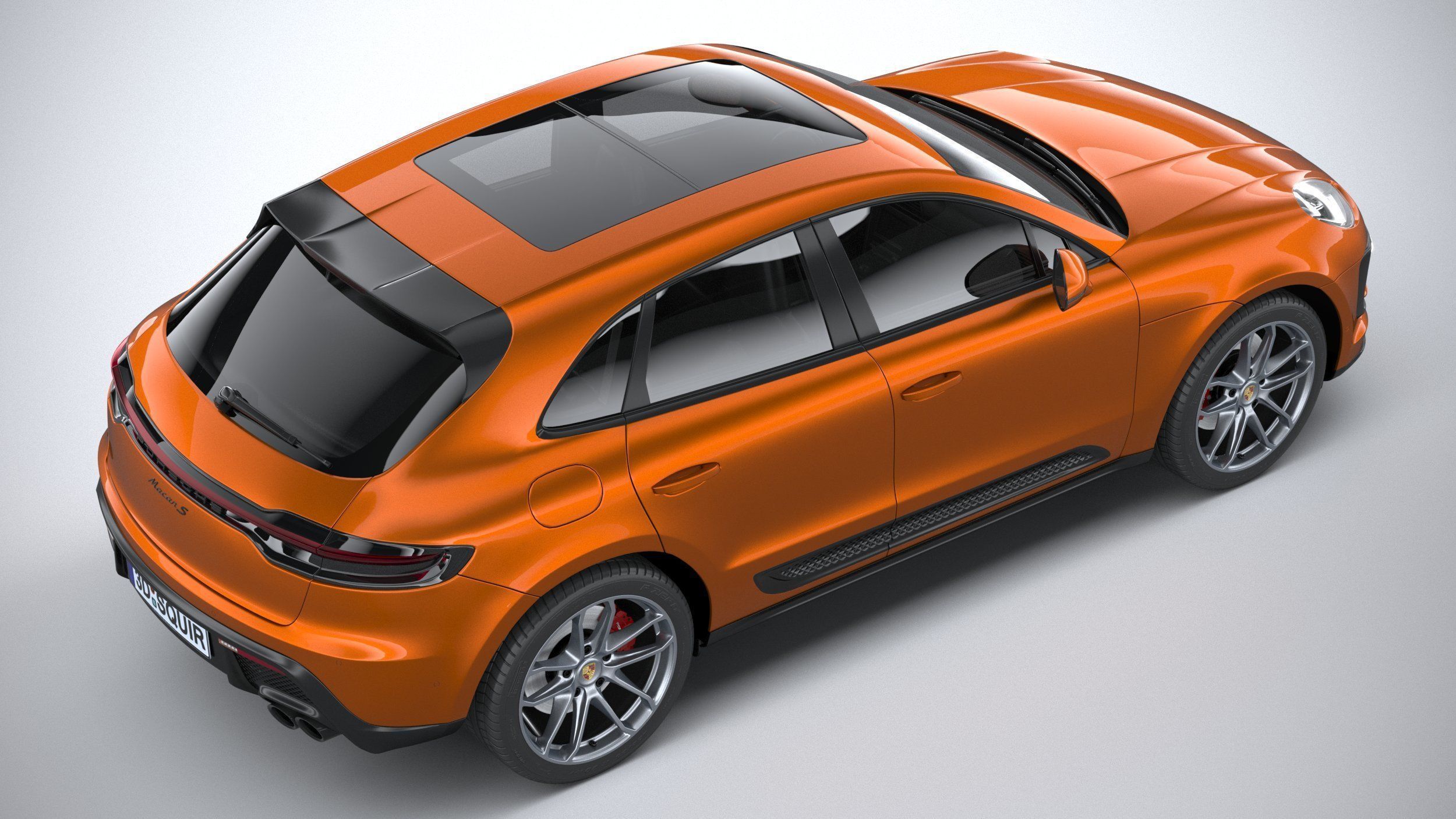 Porsche Macan S 2022 3D model_10