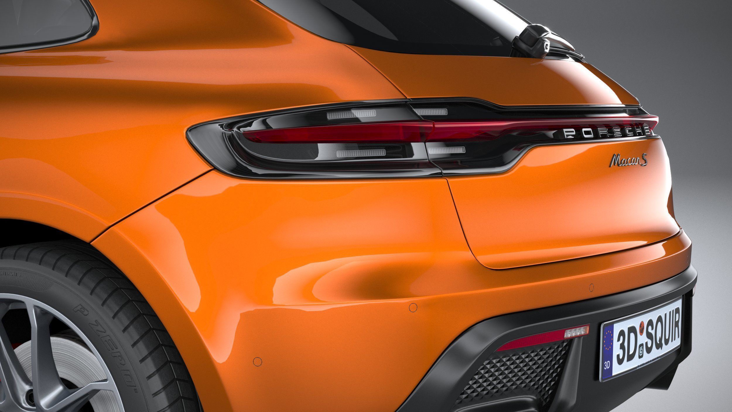 Porsche Macan S 2022 3D model_6