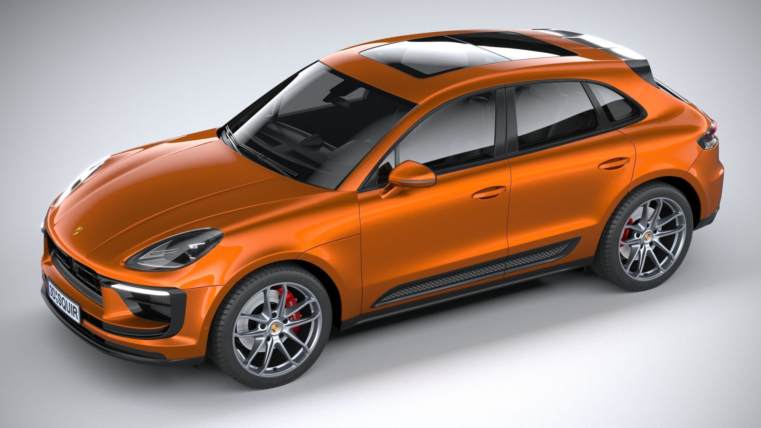Porsche Macan S 2022 3D model_7