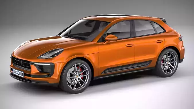 Porsche Macan S 2022 3D model