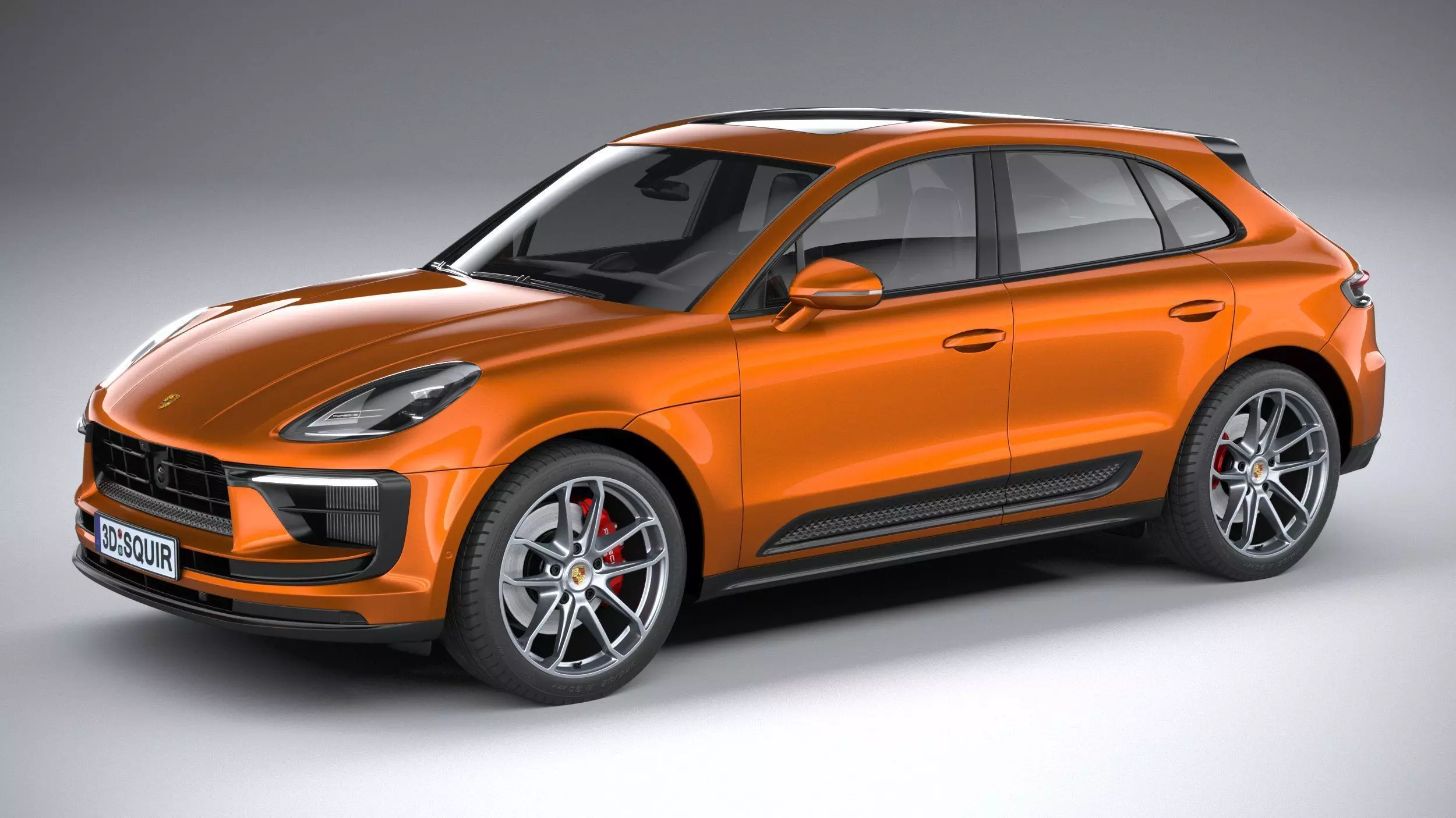 Porsche Macan S 2022 3D model_0