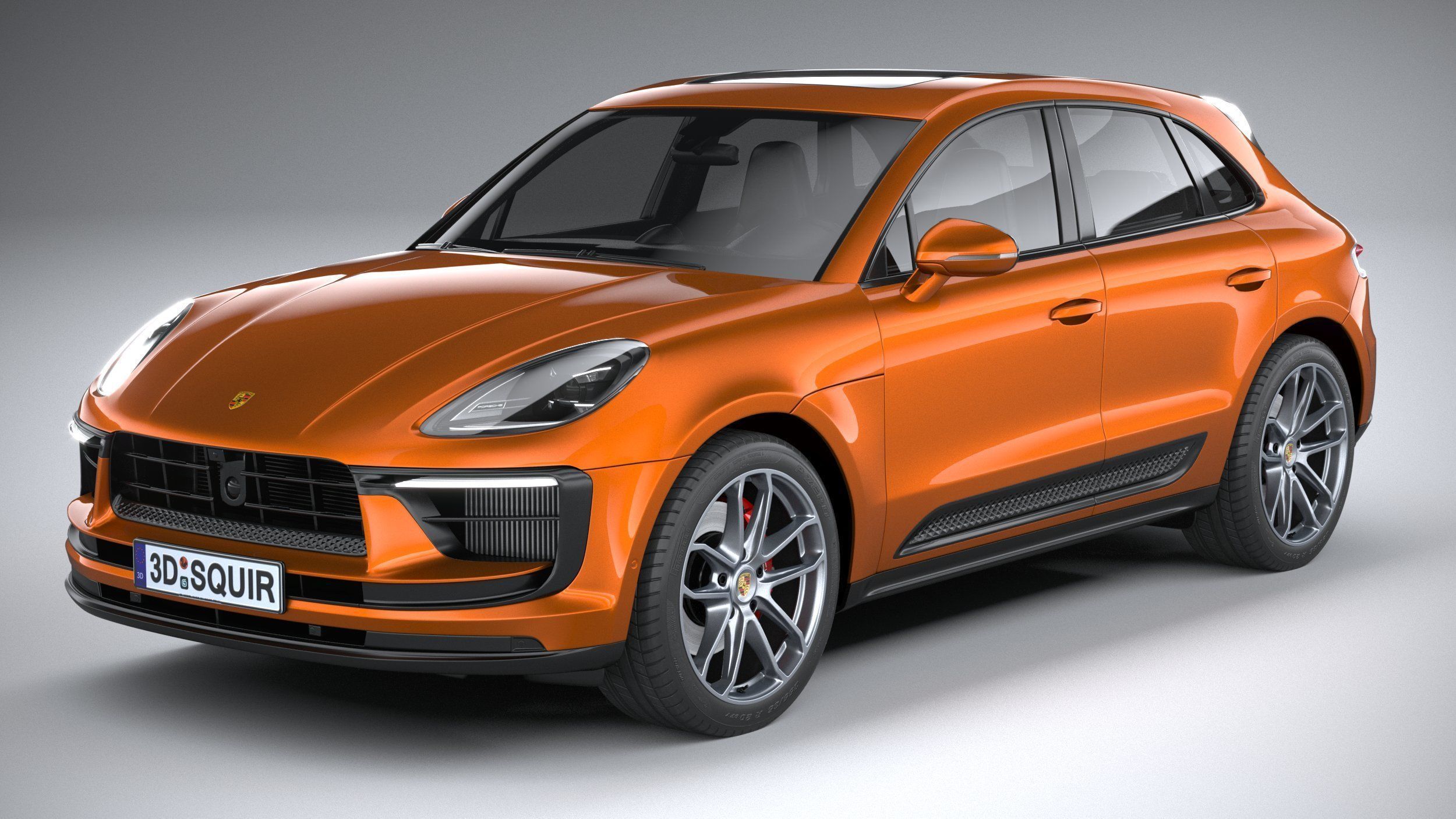 Porsche Macan S 2022 3D model_1