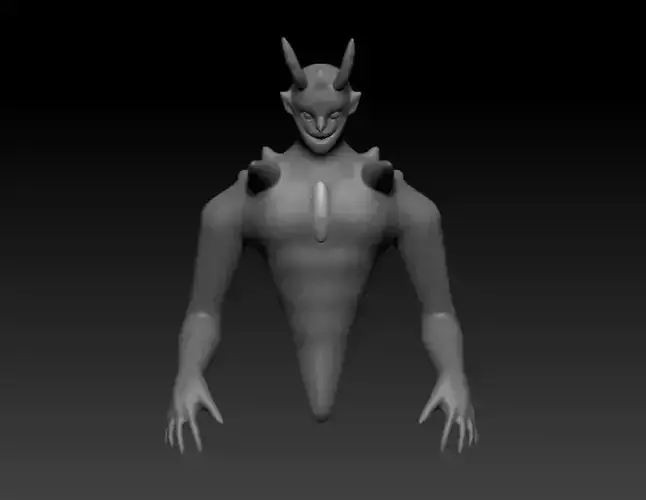 DemomF demon with horns