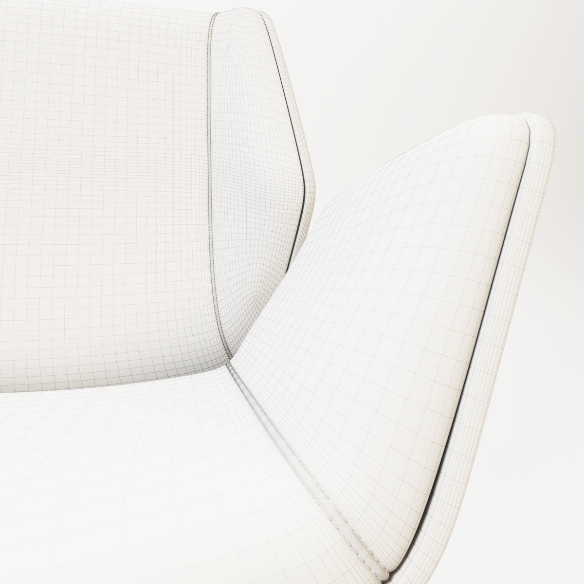 3D kruze 4 star swivel with glides 3D model_12