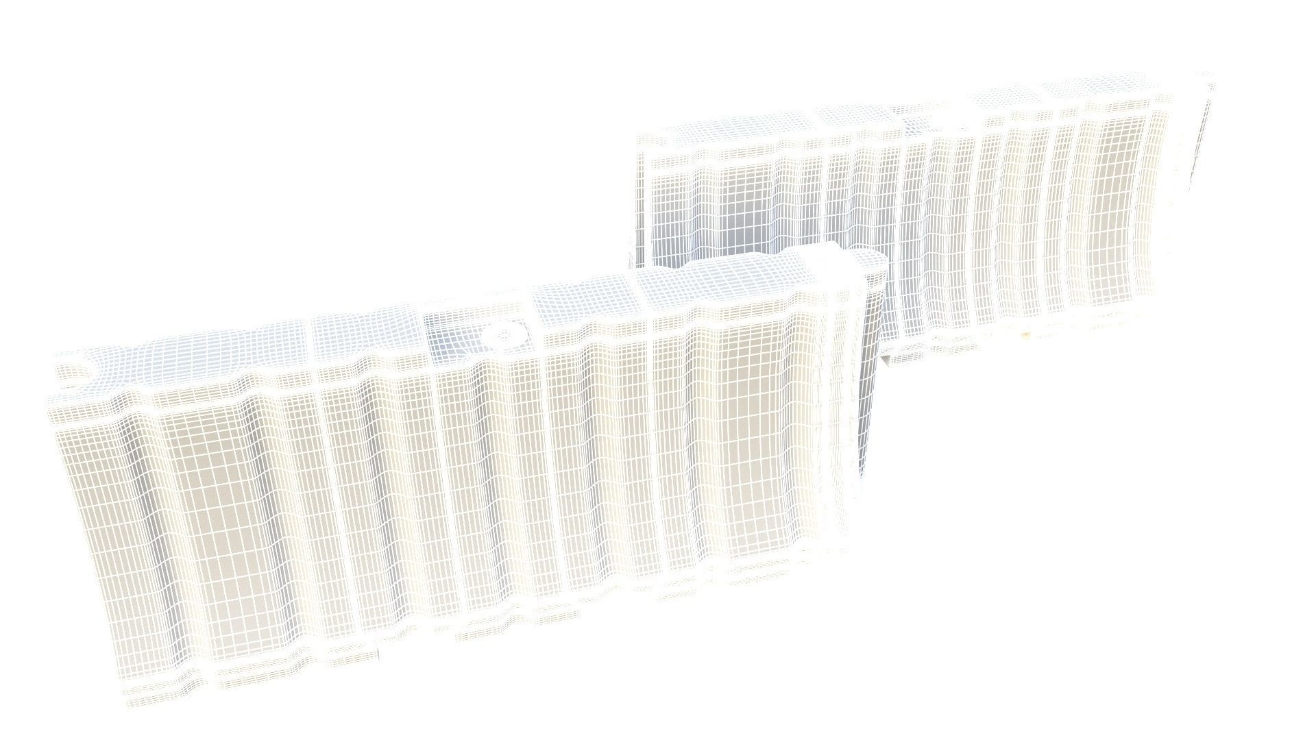 NYC Road safety barrier V01 3D model_3