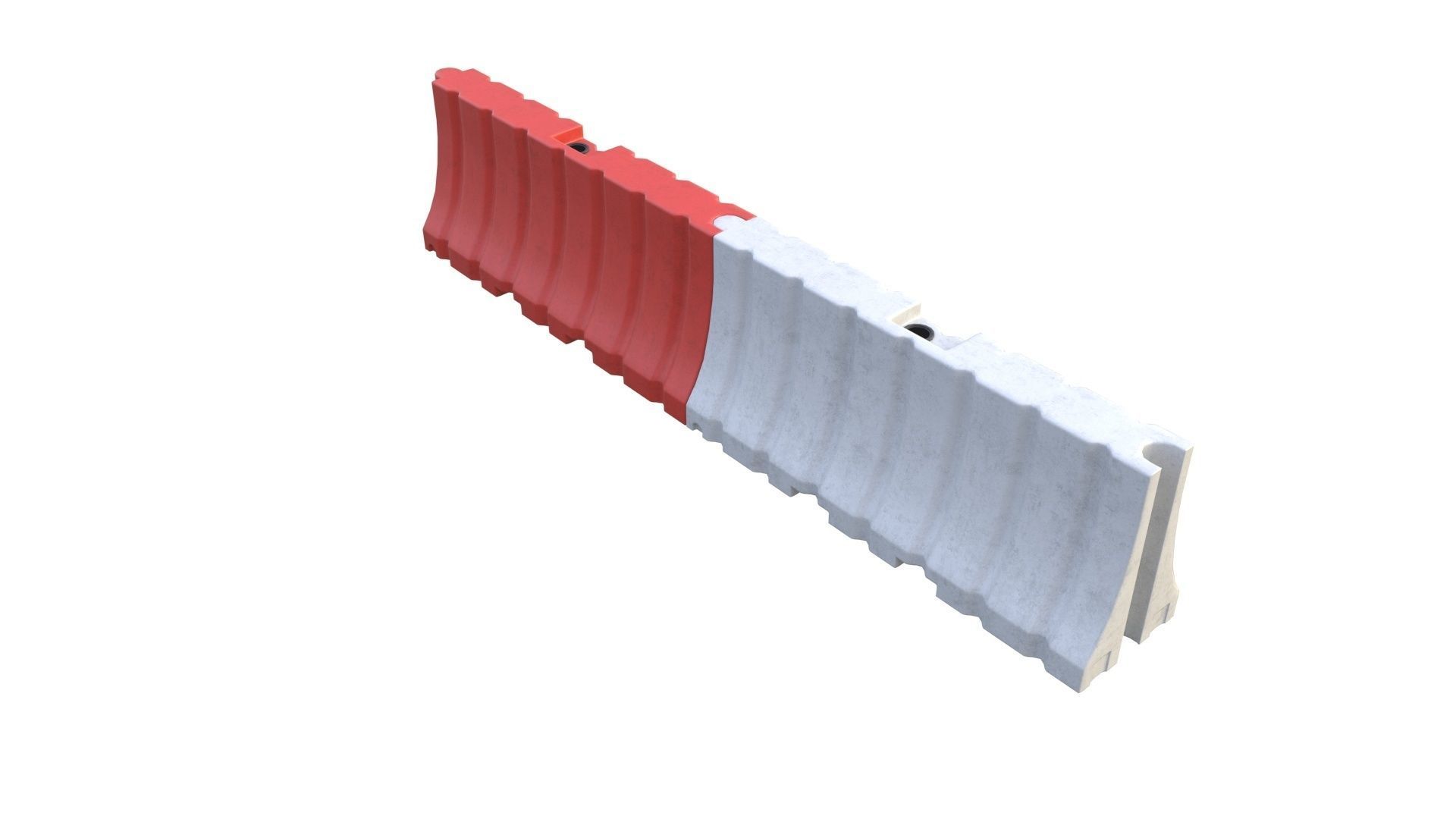 NYC Road safety barrier V01 3D model_30