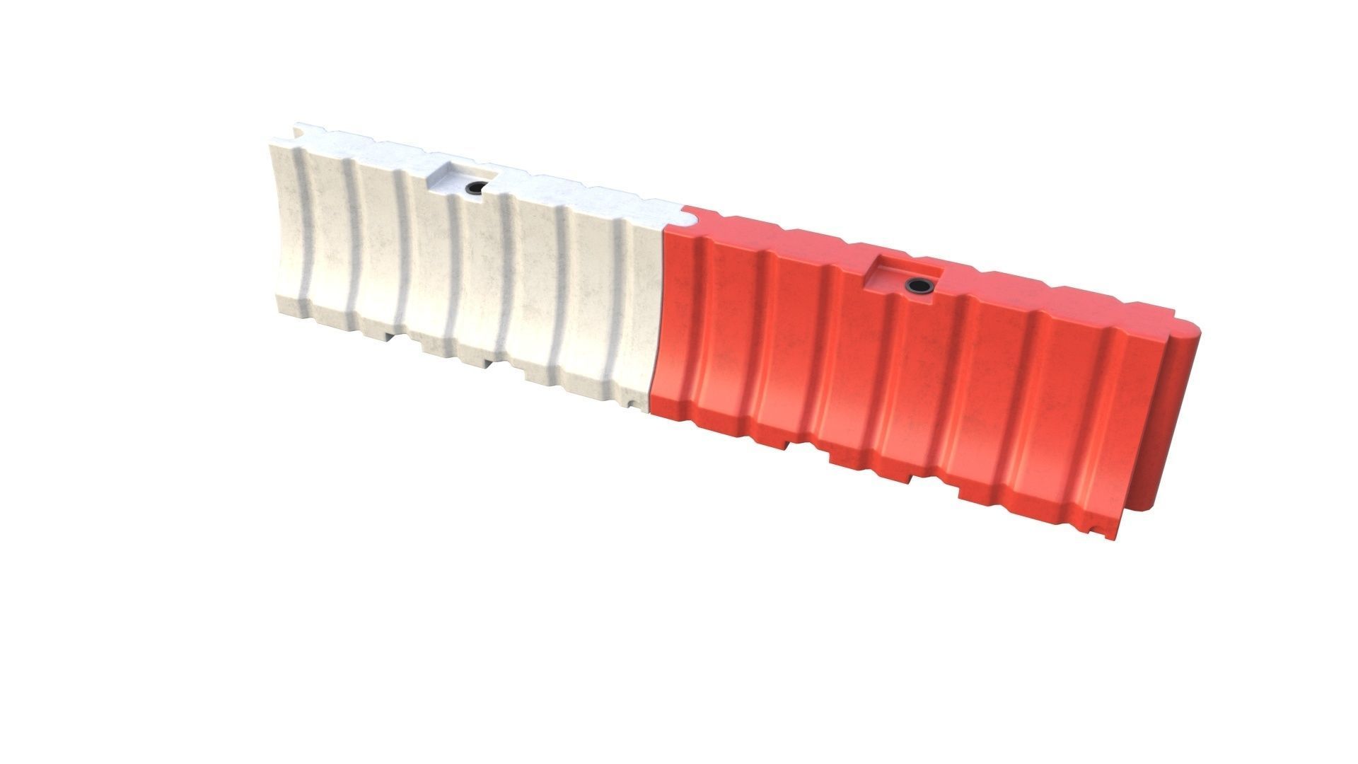 NYC Road safety barrier V01 3D model_13