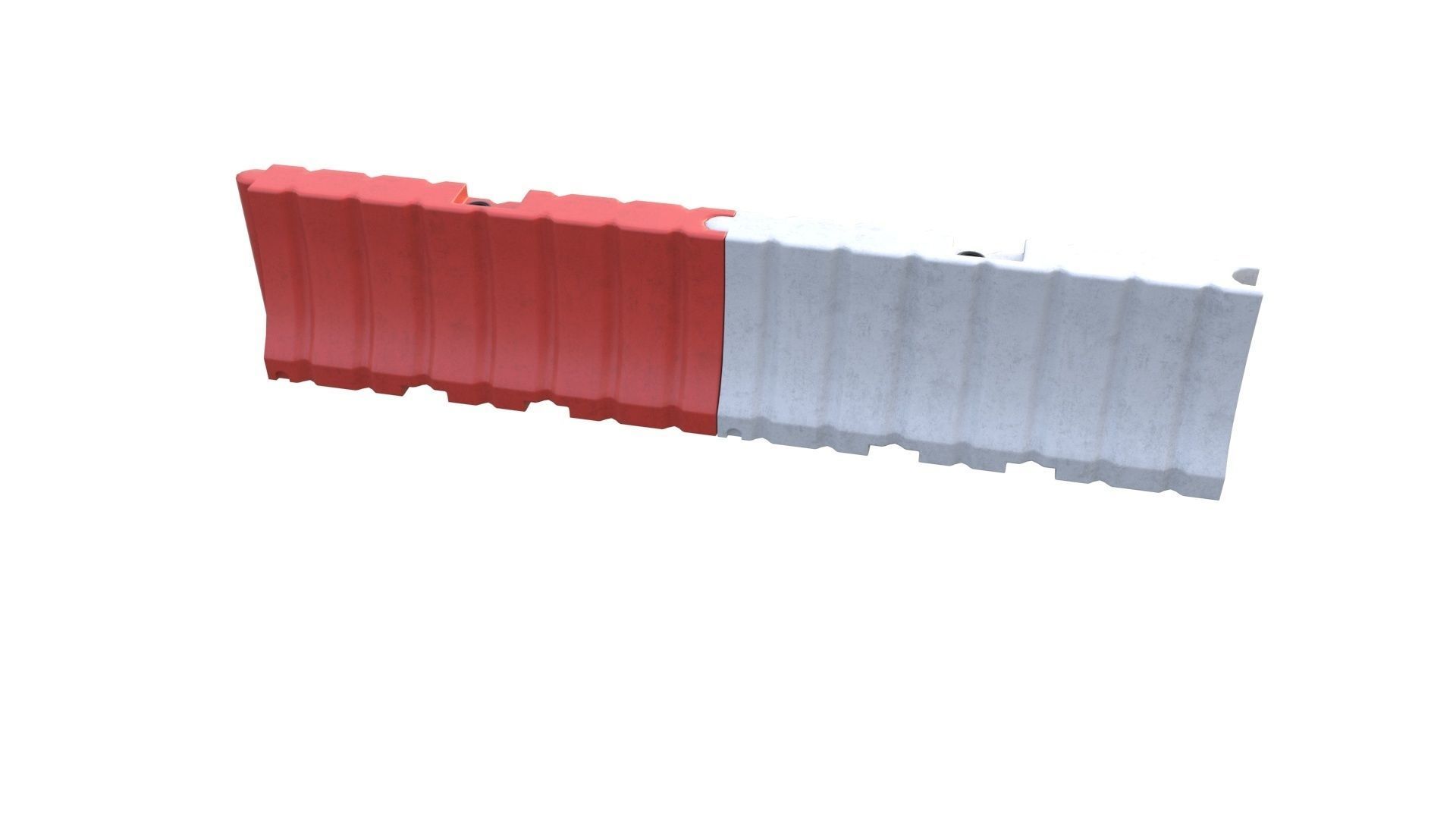 NYC Road safety barrier V01 3D model_27